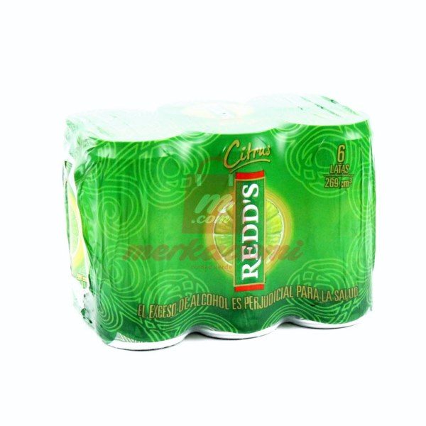 SIX PACK CERVEZA REDDS 269CC