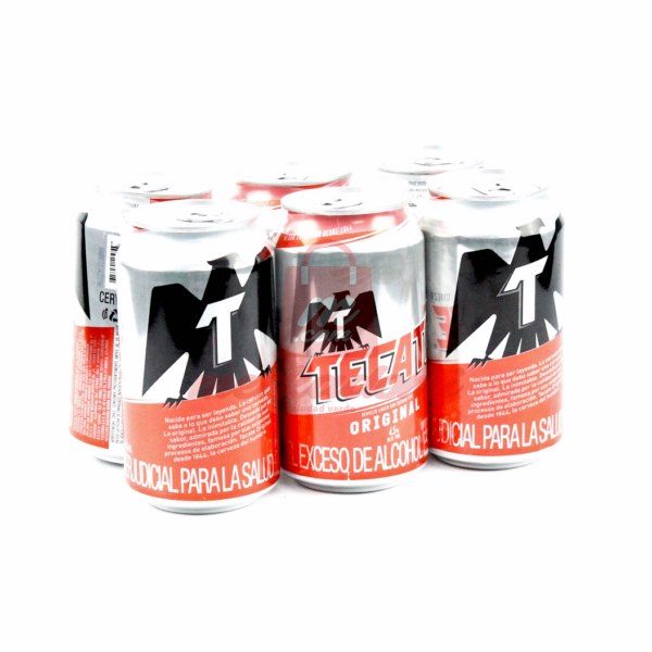 SIXPACK CERVEZA TECATE LATA X 355CC