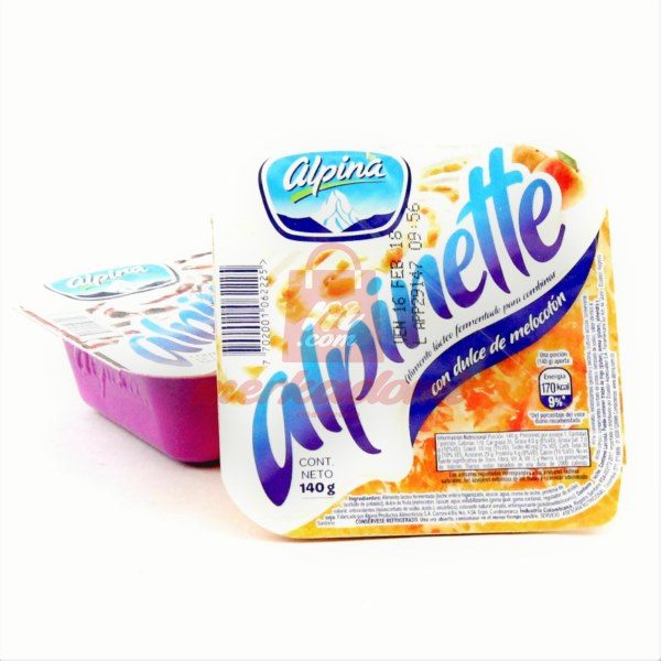 ALPINETTE CON DULCE DE MELOCOTON