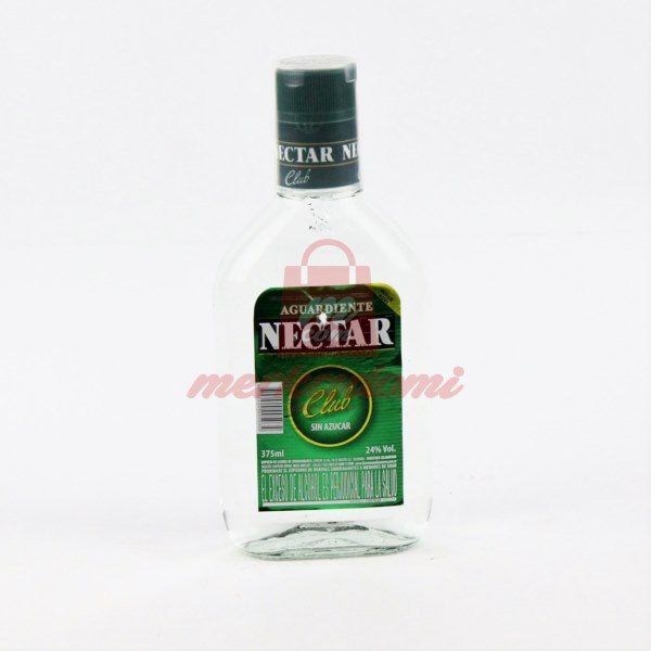 AGUARDIENTE NECTAR CLUB MEDIA BOTELLA 375ML