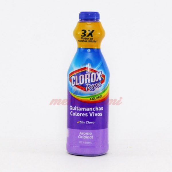 BLANQUEADOR CLOROX ROPA COLOR 450ML