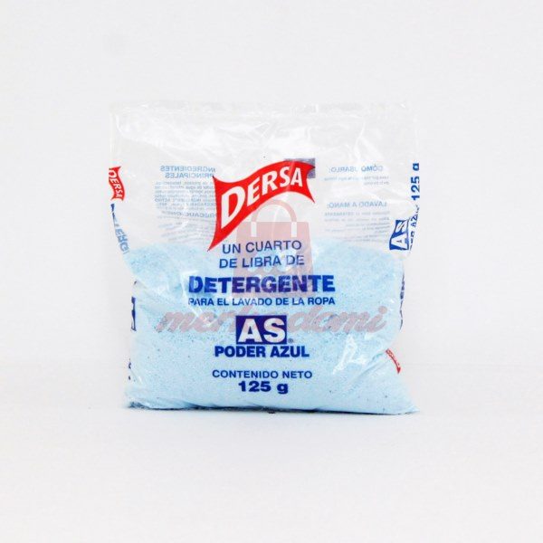 DETERGENTE EN POLVO AS AZUL 125GR