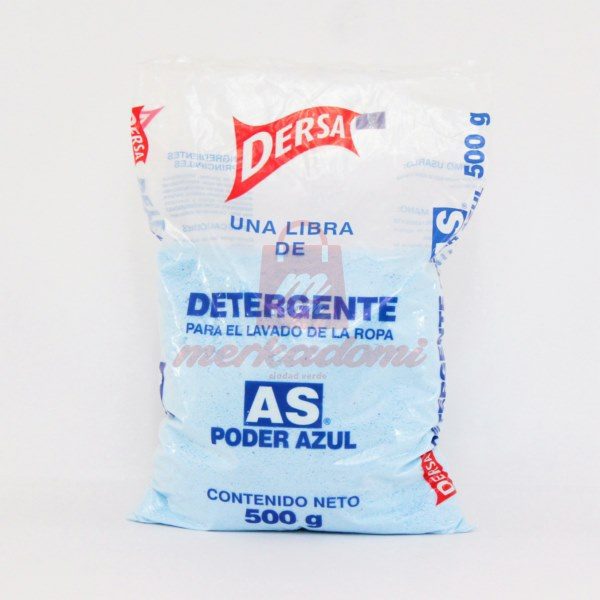 DETERGENTE EN POLVO AS AZUL 500GR