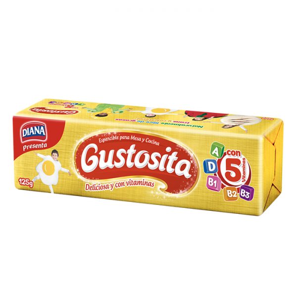 MARGARINA  GUSTOSITA BARRA 125GR