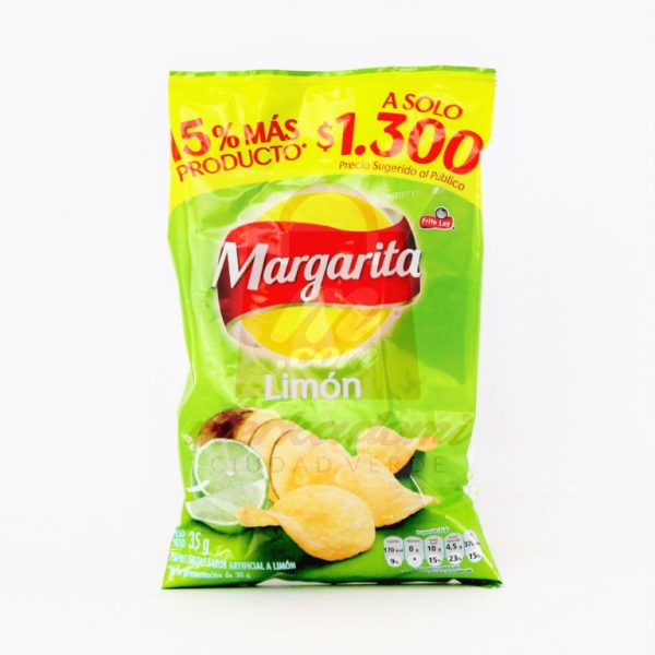 PAPAS MARGARITA LIMON 39GR
