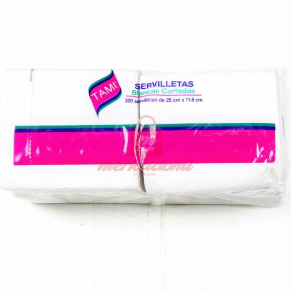 SERVILLETAS TAMI X 320 UNIDADES