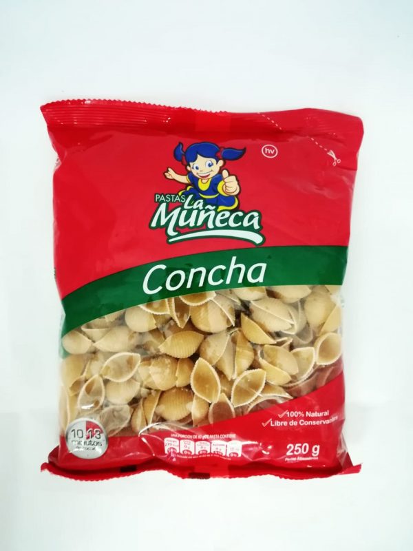 PASTAS LA MUÑECA CONCHA 250G