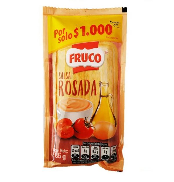 SALSA ROSADA FRUCO X85G