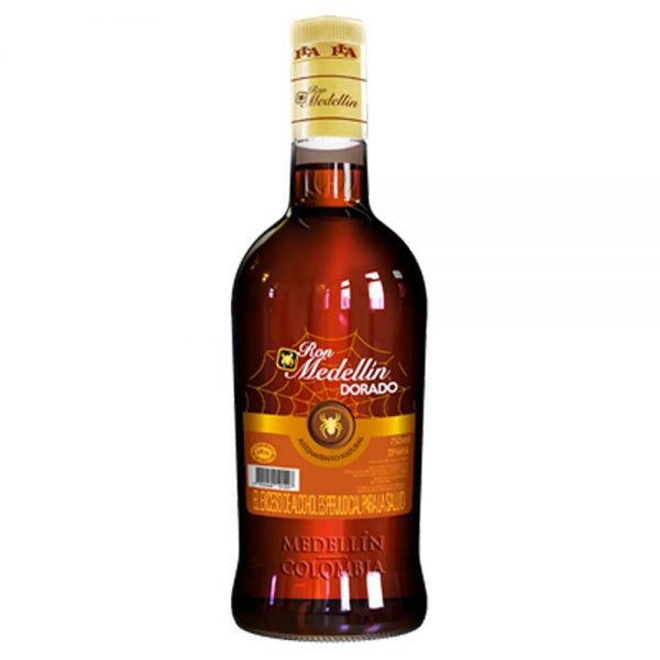 RON MEDELLÍN DORADO BOTELLA 750ML