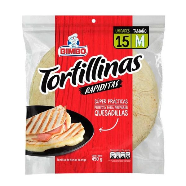 TORTILLAS BIMBO X8 UNIDADES TALLA M