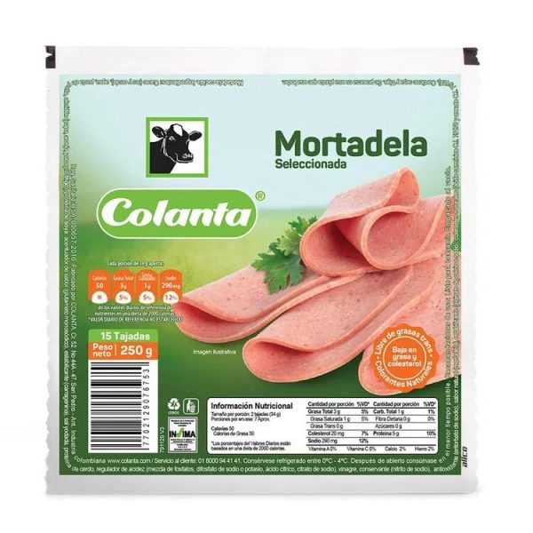 MORTADELA COLANTA X225G