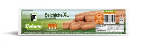 SALCHICHA XL COLANTA X400G