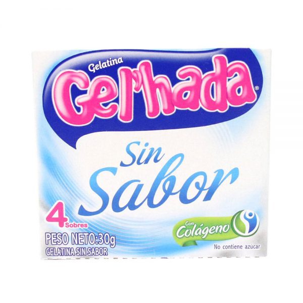 GELATINA GEL'HADA SIN SABOR X30GR