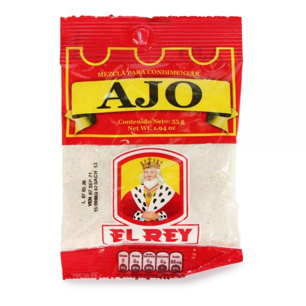 CONDIMENTO AJO EL REY X13GR
