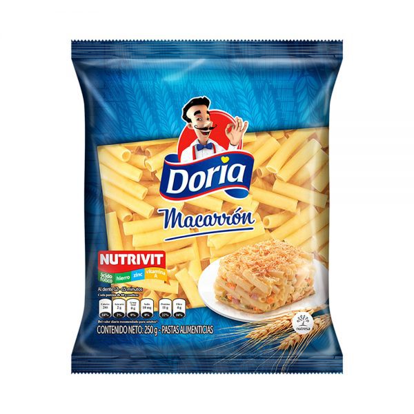 PASTAS DORIA MACARRÒN X250GR